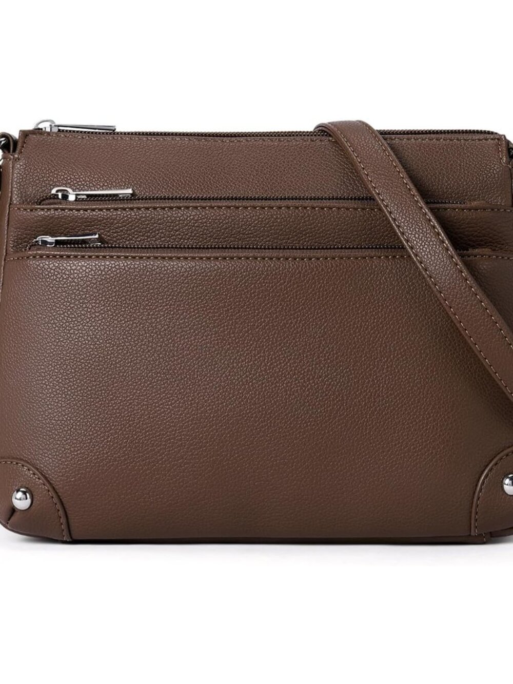 Crossbody Bags for Women, Medium Purses with Multi Zipper Pocket